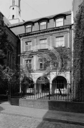 Pfarrhaus Jāņa iela 7 (Johannisstraße) in Riga