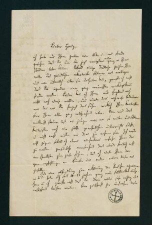 Brief vom 27. April 1859