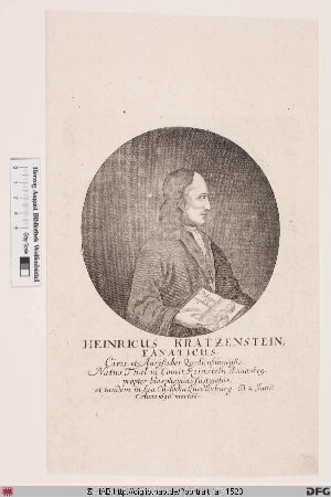 Bildnis Heinrich Kratzenstein