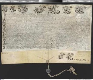 Papst Pius VI. [ernennt den Suffraganbischof von Wloclawek (Leslau) Feliks Lukasz Lewinski in Nachfolge von Marcus Dobrebich zum Titularbischof von Erythrae]. millesimo septiagentesimo nonagesimo quarto pridie idus septembris. Rome apud sanctam Mariam Majorem. Bleibulle an Hanfschnur.