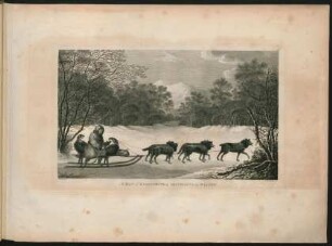 70. A Man of Kamtschatka, Travelling in Winter.