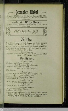 Heft 24. Rötha