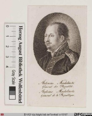 Bildnis Antoni Madałinski