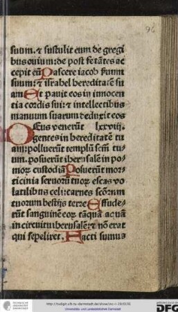 Deus venerunt gentes in hereditatem tuam...