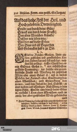 [Predigten Trinitatis-Sonntage]