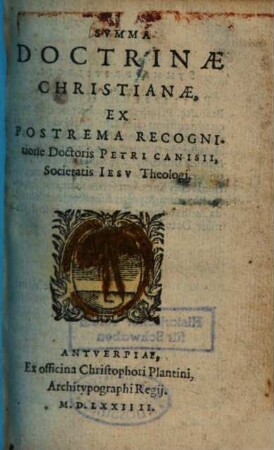 Svmma Doctrinae Christianae