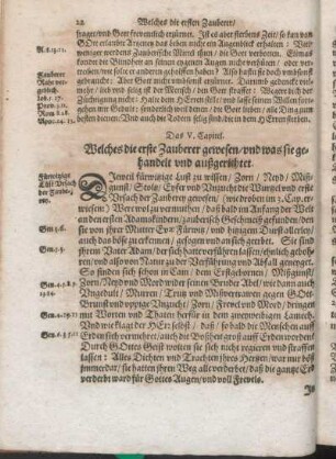 Das V. Capitel. Welches die erste Zauberer gewesen/ vnd was sie gehandelt vnd außgerichtet.