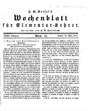 Sprech- und Redeübungen : Fortsetzung