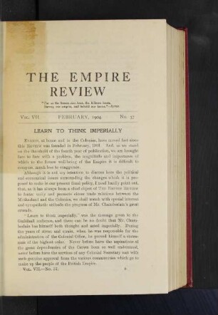 Vol. VII. February, 1904. No. 37.
