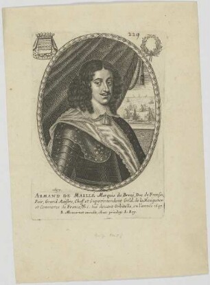 Bildnis des Armand de Maillé, Marquis de Brezé