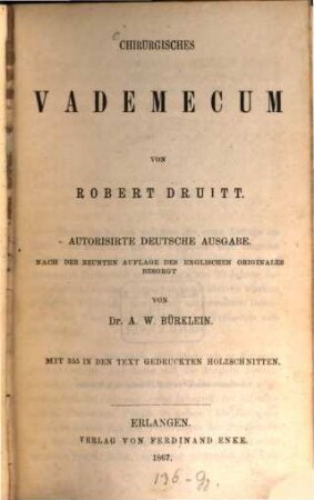 Chirurgisches Vademecum