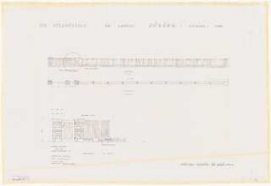 Garten Döring, Osterode: Der Straßenzaun: Ansicht 1:50, Detailansicht 1:20, Grundriss 1:50