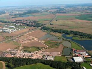 Schwabhausen : BAB A 4, Gewerbegebiet Günthersleben-Wechmar