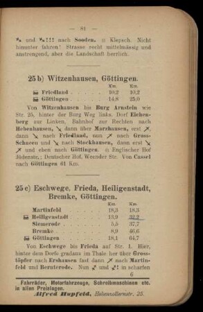25b) Witzenhausen, Göttingen