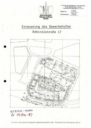 Bericht: Erneuerung Gewerbehof Admiralstr.               17