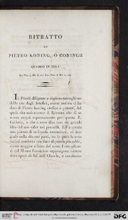 Ritratto Di Pietro Koning o Coningh