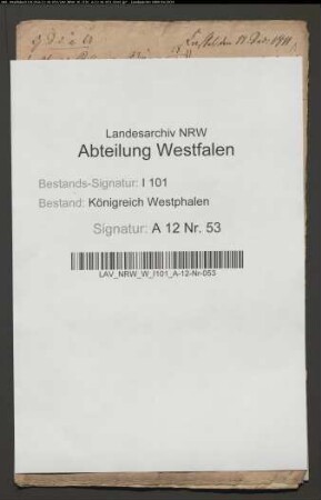 Schullehrerstelle zu Westenholz