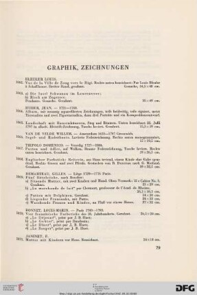 Graphik, Zeichnungen (Nr. 1062-1101)