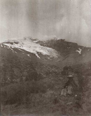 Reiss-Gletscher der Nordseite des Chimborazo