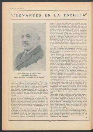 "Cervantes en la escuela"