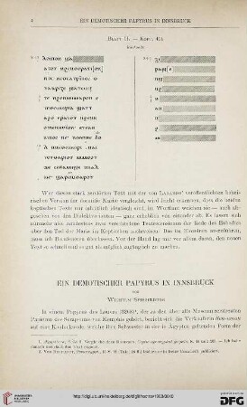 25: Ein demotischer Papyrus in Innsbruck