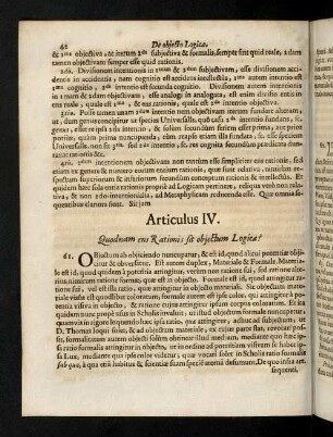 42-63, Articulus IV