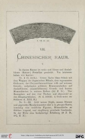 VII. Chinesischer Raum