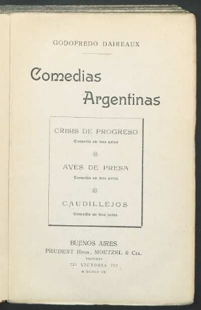 Comedias argentinas