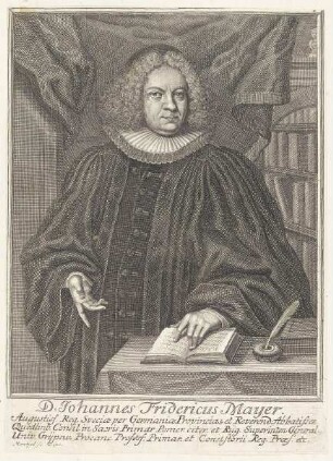 Bildnis des Johannes Fridericus Mayer