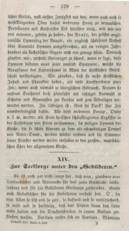 129-142 Zur Seelsorge unter den "Gebildeten"