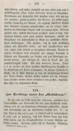 129-142 Zur Seelsorge unter den "Gebildeten"
