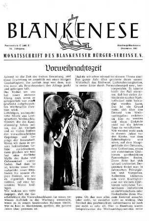 Vorweihnachtszeit