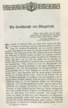 Die Seeschlacht am Skagerrak