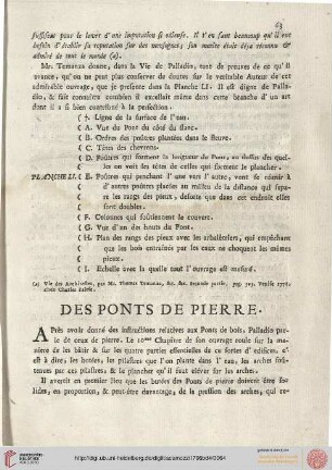 Des ponts de pierre