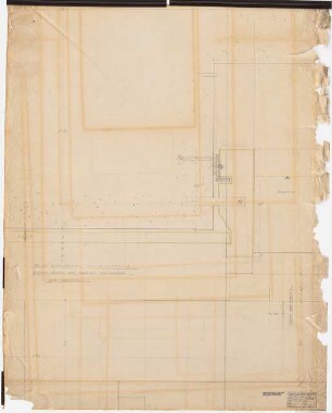 Reichsluftfahrtministerium, Berlin: Durchfahrten V2/V4: Detail-Schnitt 1:1