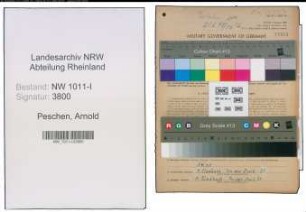 Entnazifizierung Arnold Peschen , geb. 28.12.1911 ()