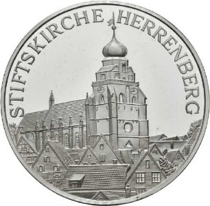 Medaille auf die Stiftskirche Herrenberg