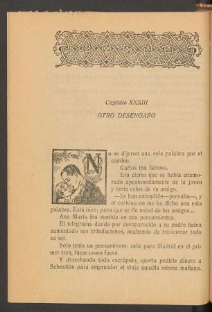 Capítulo XXXIII - Otro desengaño