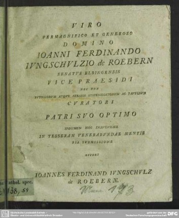 Specimen Inaugurale Medicum Quo Venaesectionis In Febribus Instituendae Praecipuas Cautiones