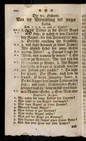 220-230, Die 50. - 51. Historie