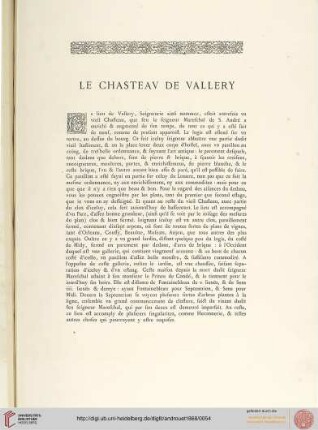 Le Château de Vallery