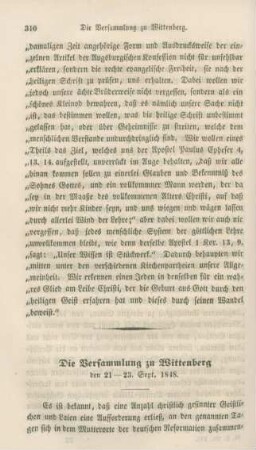 310-324 Die Versammlung zu Wittenberg den 21.-23. September 1848