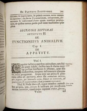 Articulus II. De Functionibus Animalium.