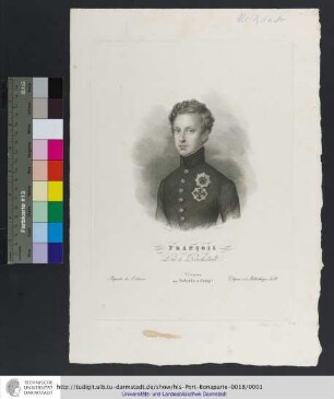 François Duc De Reichstadt / J. Ender pxt. ; L. Beyer sc.