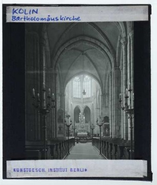 Kolin, St. Bartholomäus : Innenansicht, Blick nach O