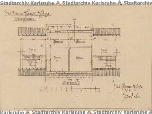 Beichel, Friedrich. Klärwerk Neureut. Dienstwohngebäude