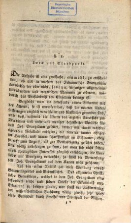 Commentar über die Schriften des Evangelisten Johannes, 1 : Commentar über das Evangelium des Johannes ; 1. Allgemeine Untersuchungen und Auslegung von Kap. 1 - 4