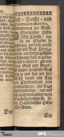 Buß- Beicht- und Communion-Gebetter.