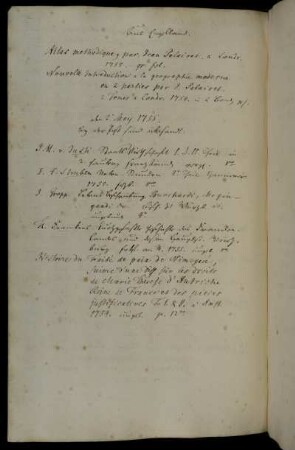 [Reskript vom 2.5.1755, nicht überliefert]
