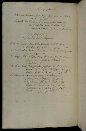 [Reskript vom 2.5.1755, nicht überliefert]